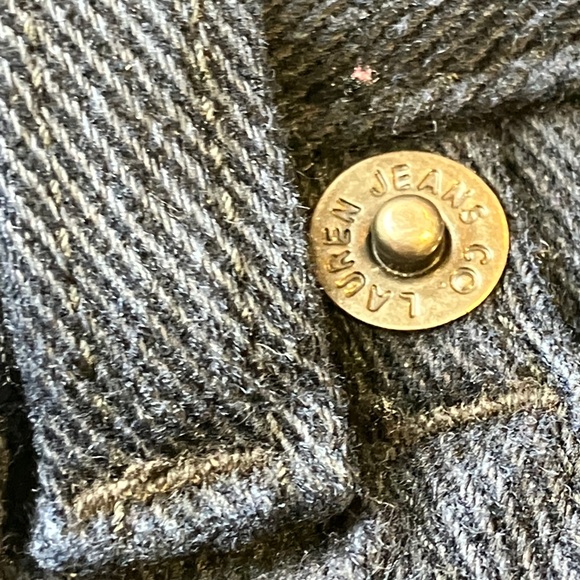 Lauren Jeans Co. Ralph Lauren Women’s Sz 12 Straight Leg Dark Indigo Wash Denim - Picture 11 of 13